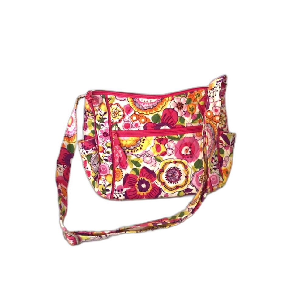 Retro Boho Retired Floral Hipster Vera Bradley Vintage Crossbody Purse